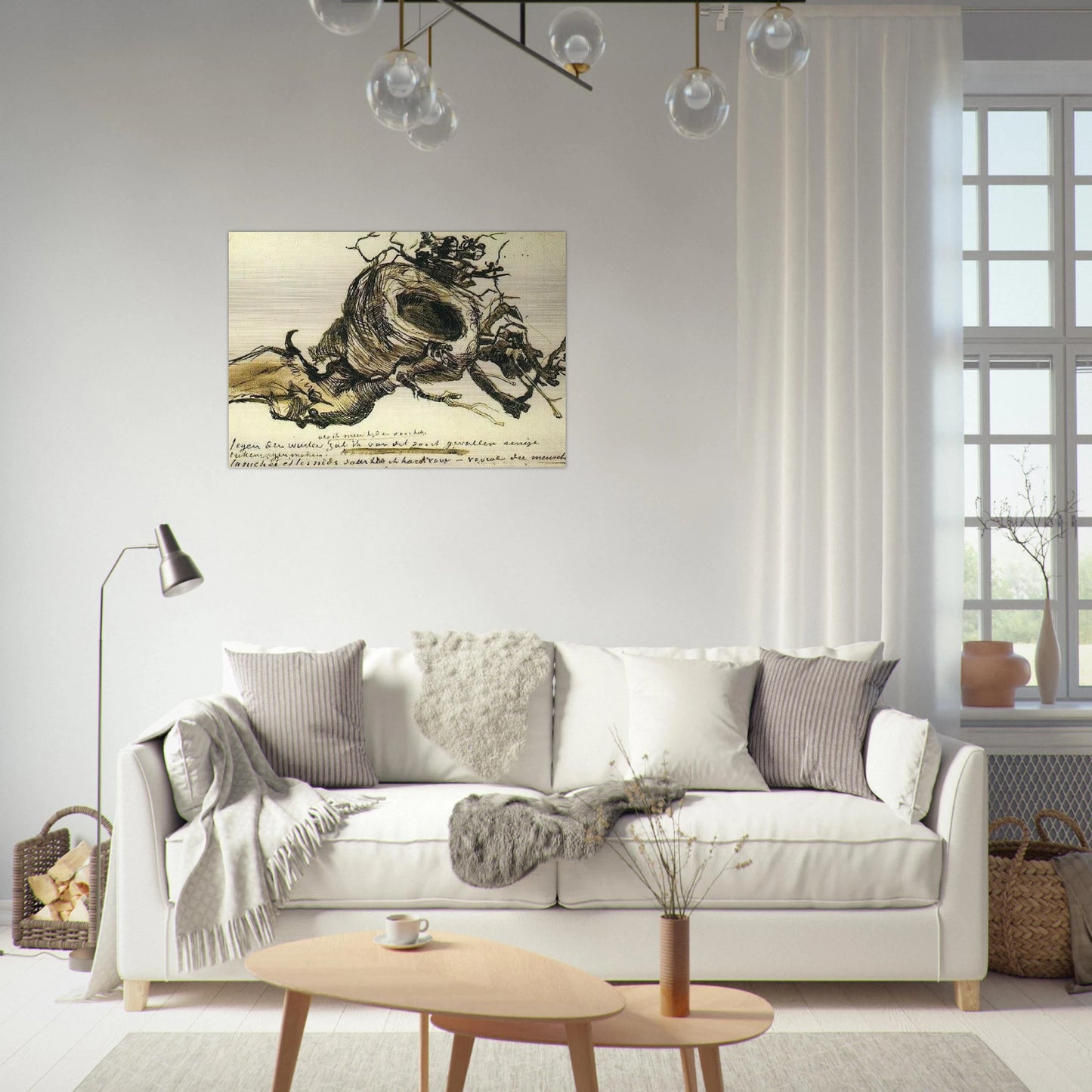 Bird's Nest - Vincent van Gogh Brushed Aluminum Print - 70x100 cm / 28x40 inches | Vincent van Gogh Aluminum Print | Vincent van Gogh Prints
