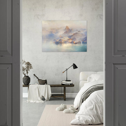 The Dream City - Thomas Moran Brushed Aluminum Print - 70x100 cm / 28x40 inches | Thomas Moran Aluminum Print | Thomas Moran Prints
