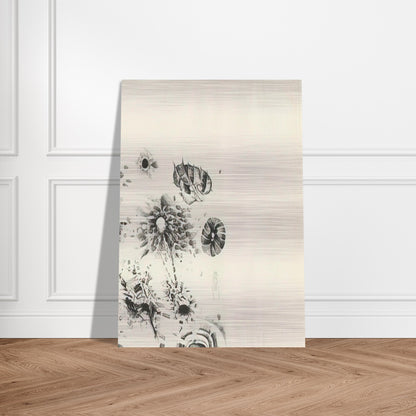 FIRST STONE 1962 - Lee Bontecou Brushed Aluminum Print - 70x100 cm / 28x40 inches | Lee Bontecou Aluminum Print | Lee Bontecou Prints