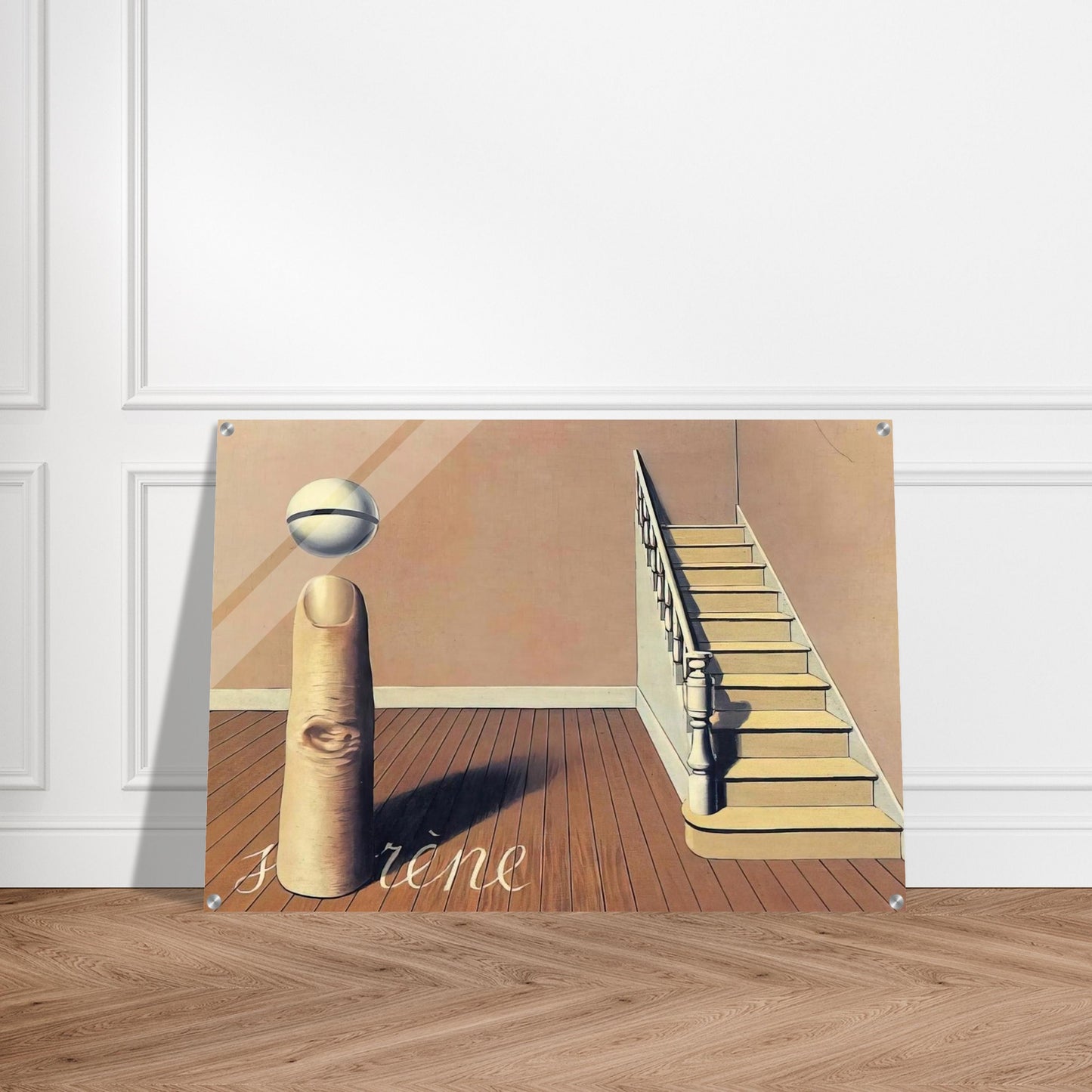 FORBIDDEN LITERATURE THE USE OF THE WORD 1936 - Rene Magritte Acrylic Print - 70x100 cm / 28x40″ inches | Rene Magritte Wall Art | Rene Magritte Prints