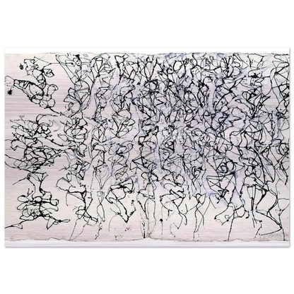 Don't Bungle the Jungle - 1989 - Brice Marden Brushed Aluminum Print - 70x100 cm / 28x40 inches | Brice Marden Aluminum Print | Brice Marden Prints