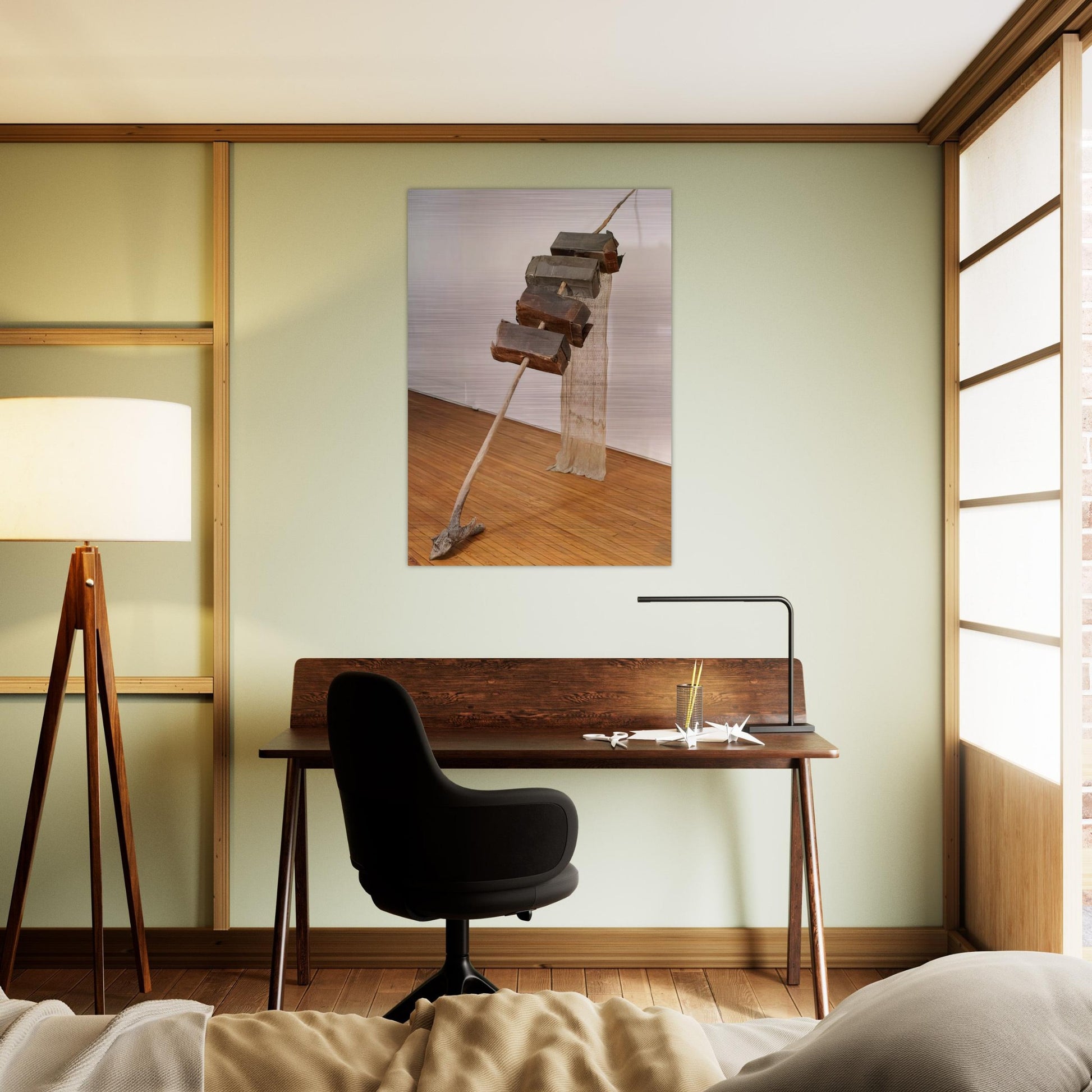 UNTITLED VENETIAN 1973 - Robert Rauschenberg Brushed Aluminum Print - 70x100 cm / 28x40 inches | Robert Rauschenberg Aluminum Print | Robert Rauschenberg Prints