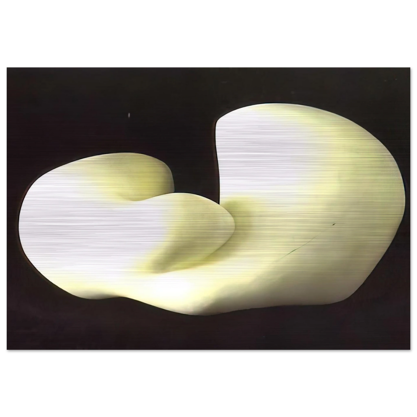Human Concretion - Jean Arp Brushed Aluminum Print - 70x100 cm / 28x40 inches | Jean Arp Aluminum Print | Jean Arp Prints