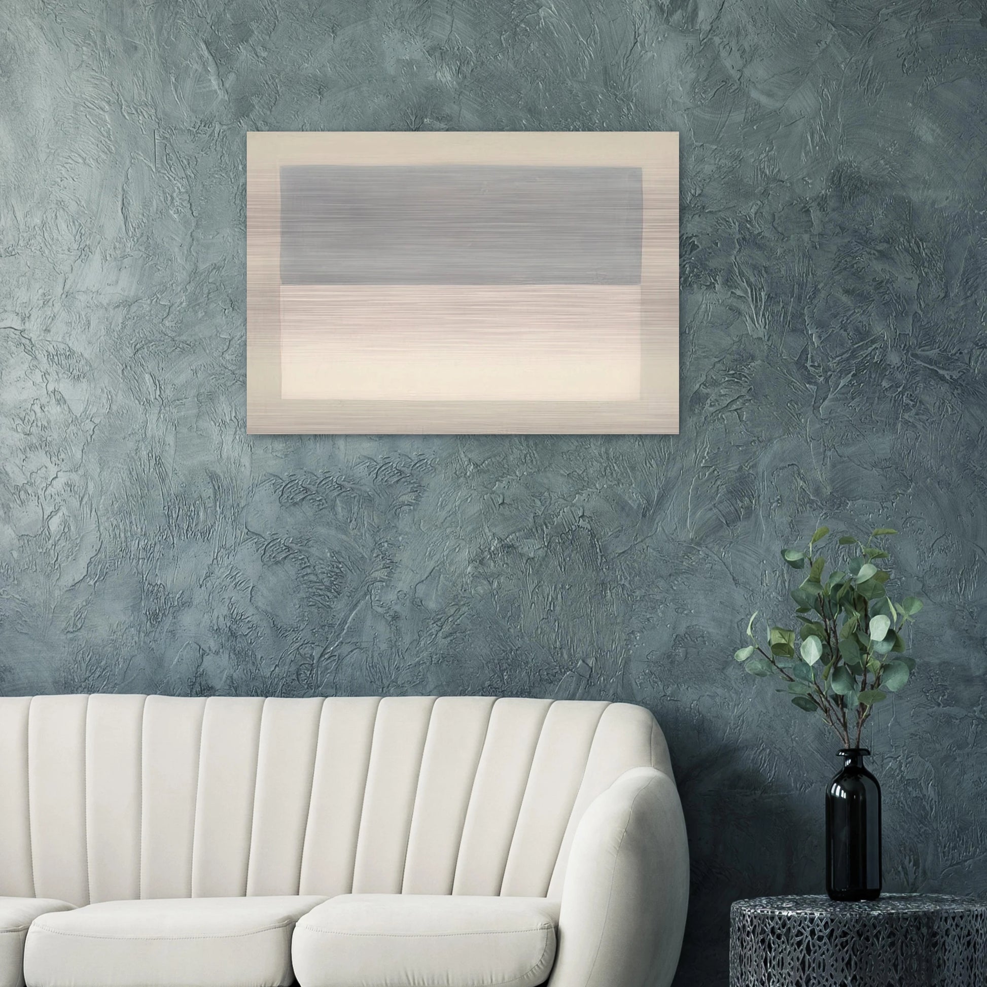 Rain  Study  - Agnes Martin Brushed Aluminum Print - 70x100 cm / 28x40 inches | Agnes Martin Aluminum Print | Agnes Martin Prints