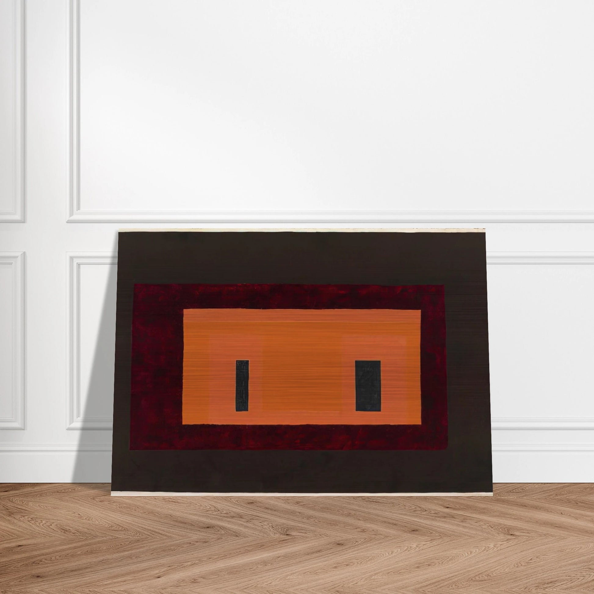 VARIANT ADOBE 1947 1 - Josef Albers Brushed Aluminum Print - 70x100 cm / 28x40 inches | Josef Albers Aluminum Print | Josef Albers Prints