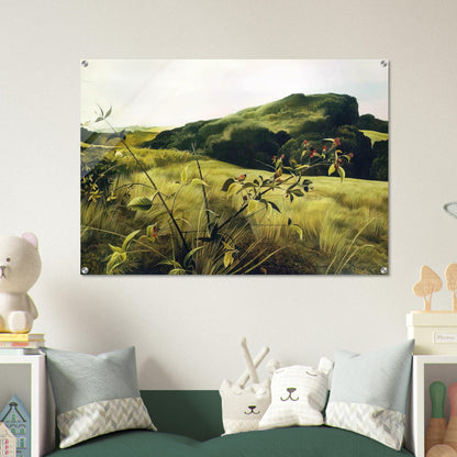 BLACKBERRY PICKER - Andrew Wyeth Acrylic Print - 70x100 cm / 28x40″ inches | Andrew Wyeth Wall Art | Andrew Wyeth Prints