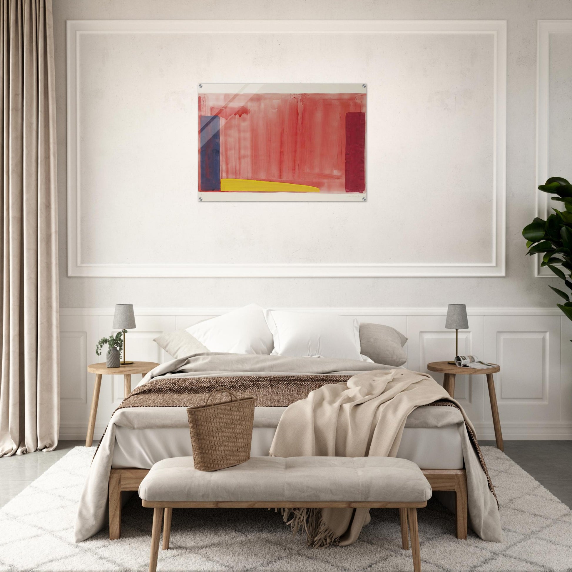 Untitled - Color Field Painting - John Hoyland Acrylic Print - 70x100 cm / 28x40″ inches | John Hoyland Wall Art | John Hoyland Prints