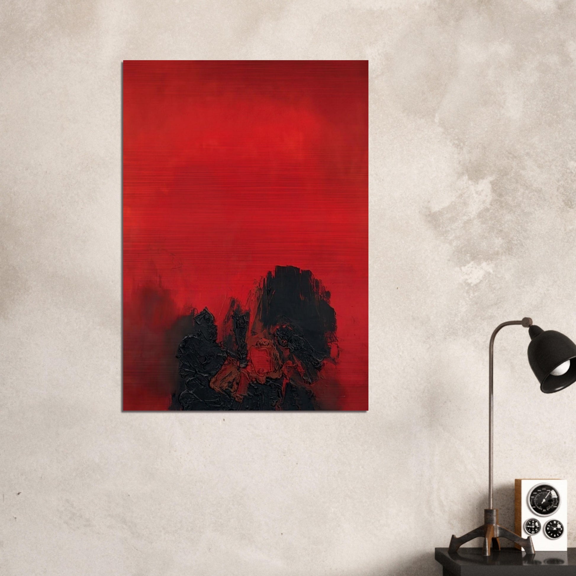 UNTITLED 1961 - Luis Feito Brushed Aluminum Print - 70x100 cm / 28x40 inches | Luis Feito Aluminum Print | Luis Feito Prints