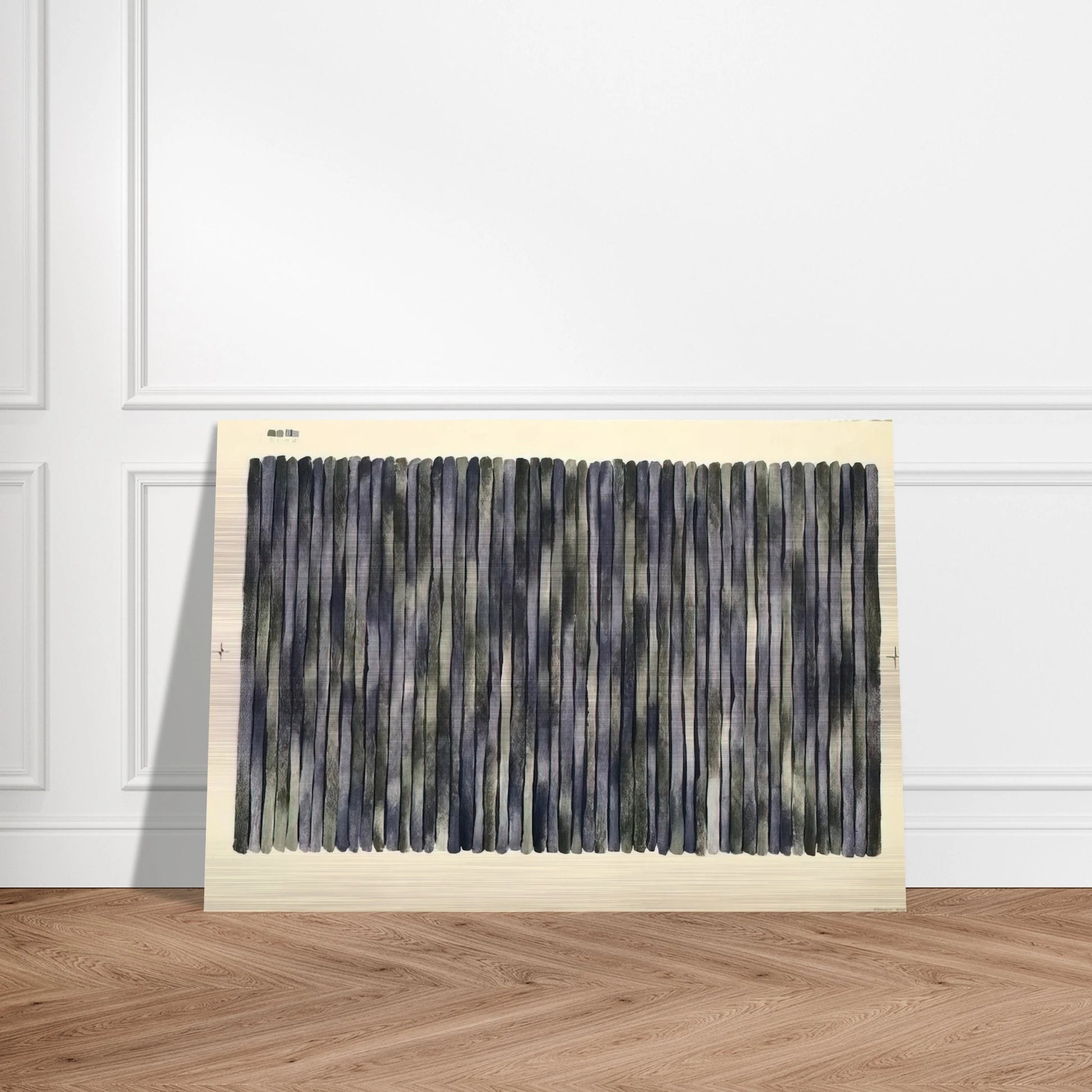 Adam's Rib - 1980 - Gene Davis Brushed Aluminum Print - 70x100 cm / 28x40 inches | Gene Davis Aluminum Print | Gene Davis Prints