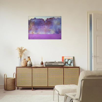 Diamond Lake - 1969 - Ronnie Landfield Brushed Aluminum Print - 70x100 cm / 28x40 inches | Ronnie Landfield Aluminum Print | Ronnie Landfield Prints