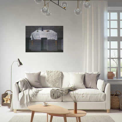 THE ENDEARING TRUTH 1966 - Rene Magritte Brushed Aluminum Print - 70x100 cm / 28x40 inches | Rene Magritte Aluminum Print | Rene Magritte Prints