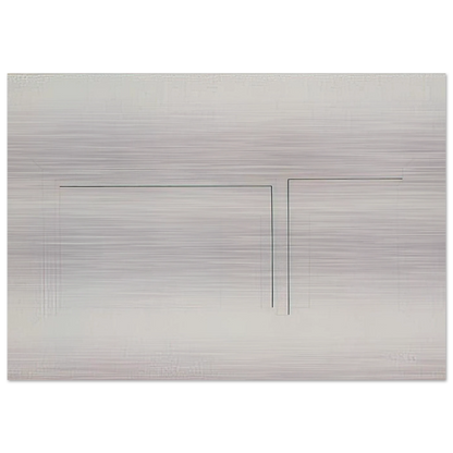 Untitled - 1983 - Fred Sandback Brushed Aluminum Print - 70x100 cm / 28x40 inches | Fred Sandback Aluminum Print | Fred Sandback Prints