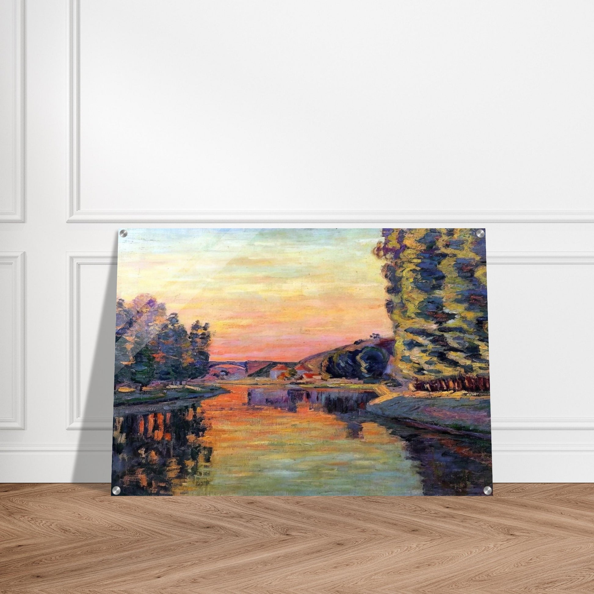 Moret - 1902 - Armand Guillaumin Acrylic Print - 70x100 cm / 28x40″ inches | Armand Guillaumin Wall Art | Armand Guillaumin Prints