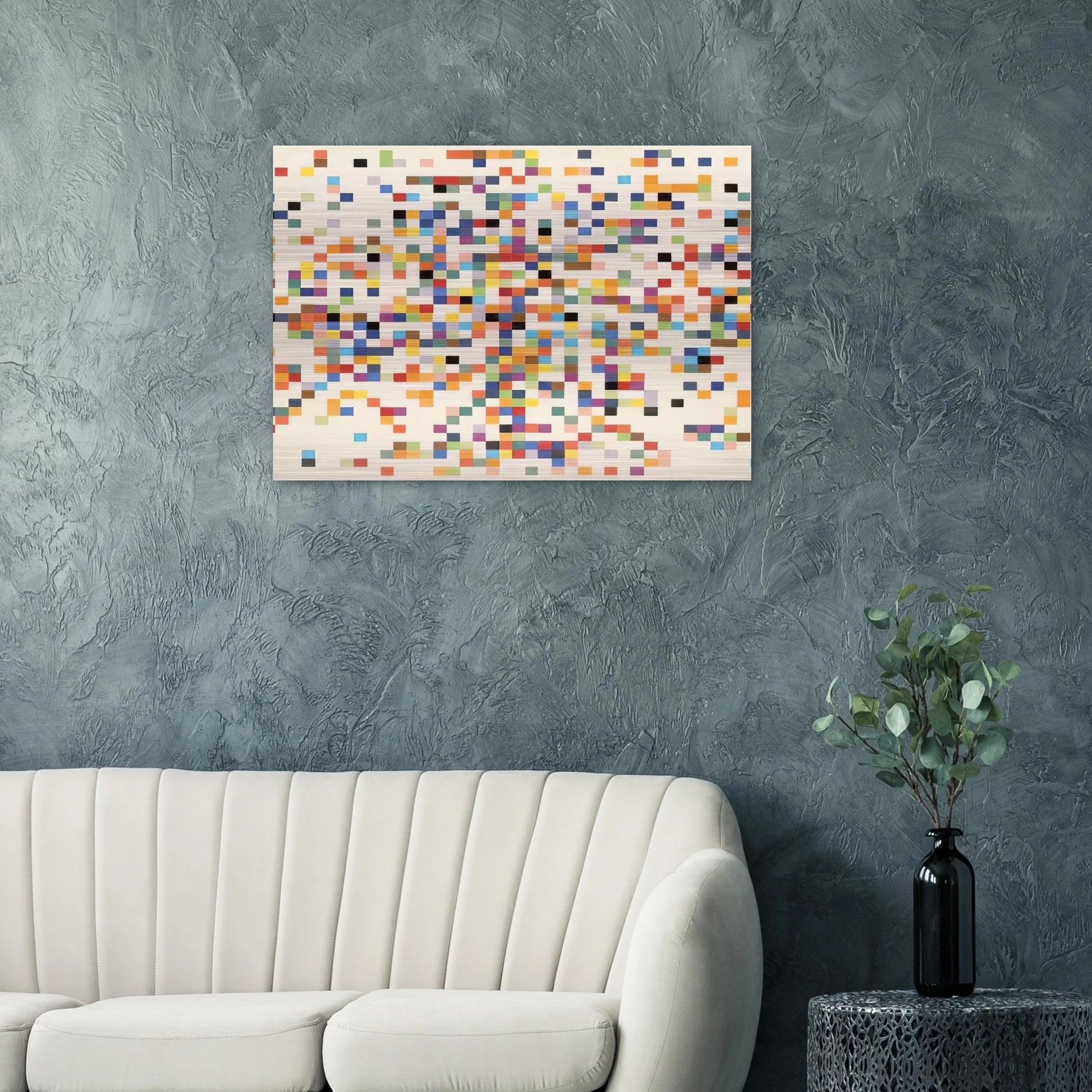 Spectrum Colors Arranged by Chance II - Ellsworth Kelly Brushed Aluminum Print - 70x100 cm / 28x40 inches | Ellsworth Kelly Aluminum Print | Ellsworth Kelly Prints
