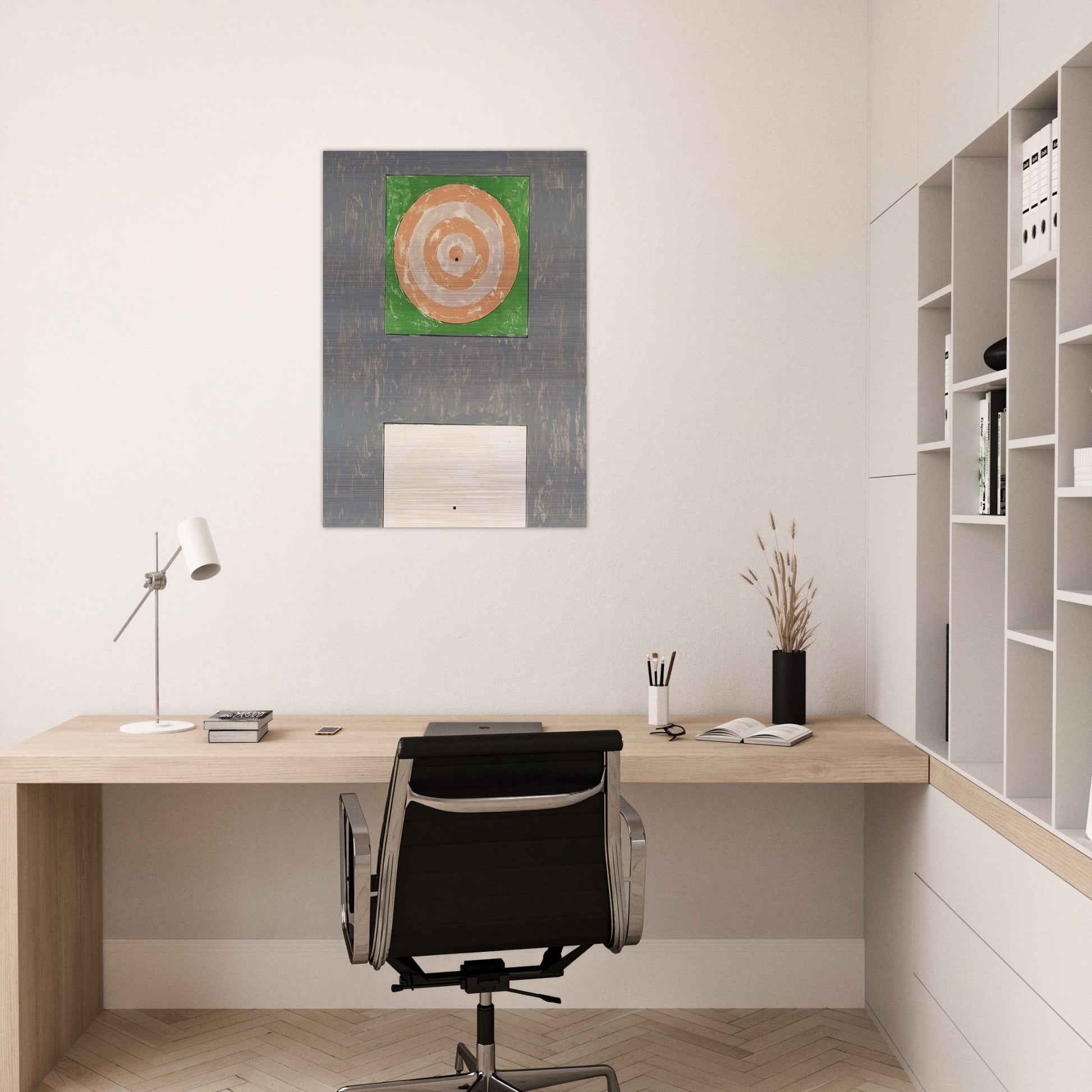 TARGETS ULAE 41 - Jasper Johns Brushed Aluminum Print - 70x100 cm / 28x40 inches | Jasper Johns Aluminum Print | Jasper Johns Prints