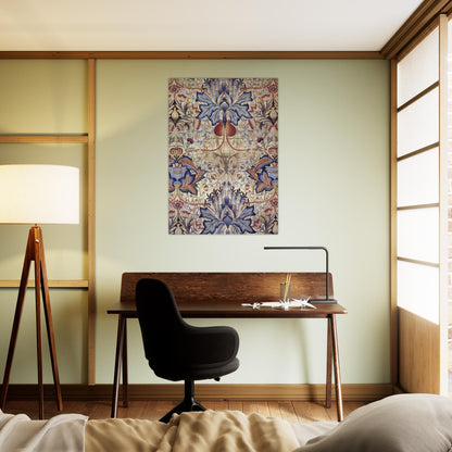 ACANTHUS EMBROIDERED PANEL 1890 - William Morris Brushed Aluminum Print - 70x100 cm / 28x40 inches | William Morris Aluminum Print | William Morris Prints