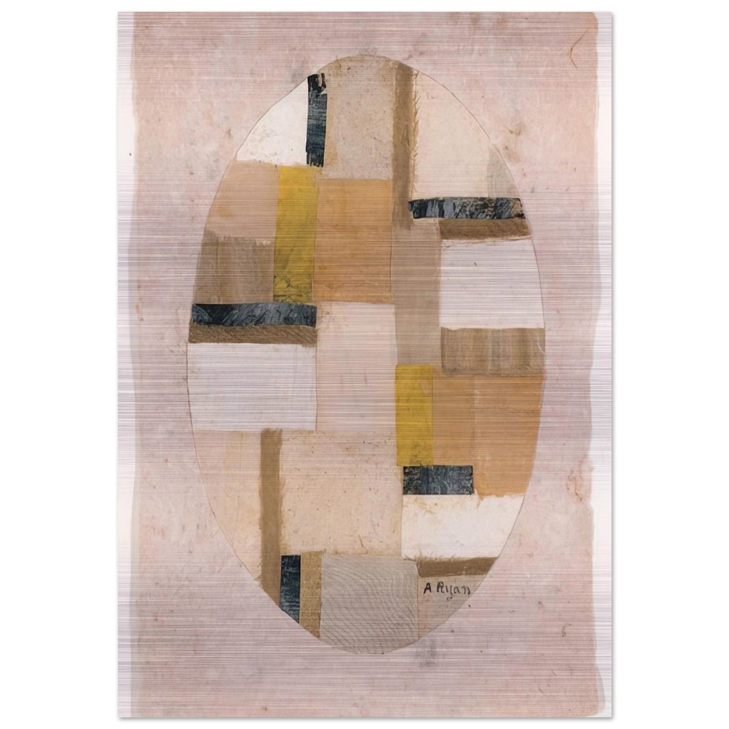 Number 456 - Abstract Expressionism - Anne Ryan Brushed Aluminum Print - 70x100 cm / 28x40 inches | Anne Ryan Aluminum Print | Anne Ryan Prints