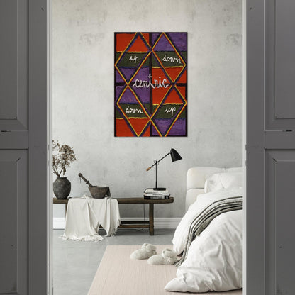 Interlacing Colors I - 1959 - Alfred Jensen Brushed Aluminum Print - 70x100 cm / 28x40 inches | Alfred Jensen Aluminum Print | Alfred Jensen Prints