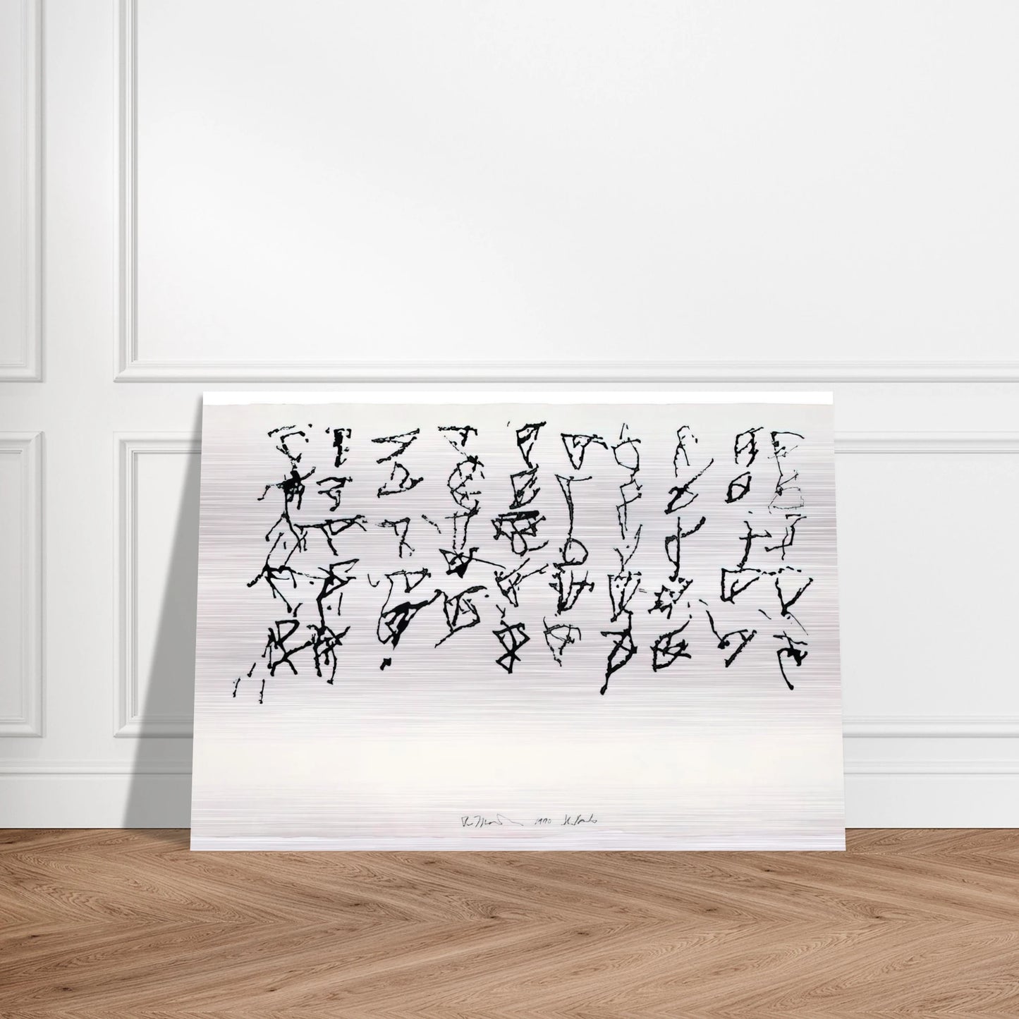 St. Barts 1 - 1991 - Brice Marden Brushed Aluminum Print - 70x100 cm / 28x40 inches | Brice Marden Aluminum Print | Brice Marden Prints