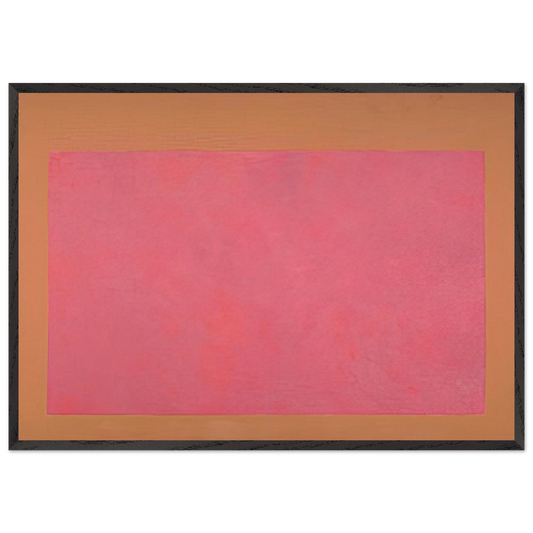 Rose Sun Box Nr 2 - 1969 - Theodoros Stamos 70x100 cm / 28x40 inches Framed Art Print – Black Wooden Frame