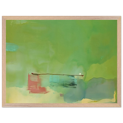 Helen Frankenthaler - Springscape - 1975 Wall art - 45x60 cm / 18x24 inches - Fine Art Poster-canvas - -