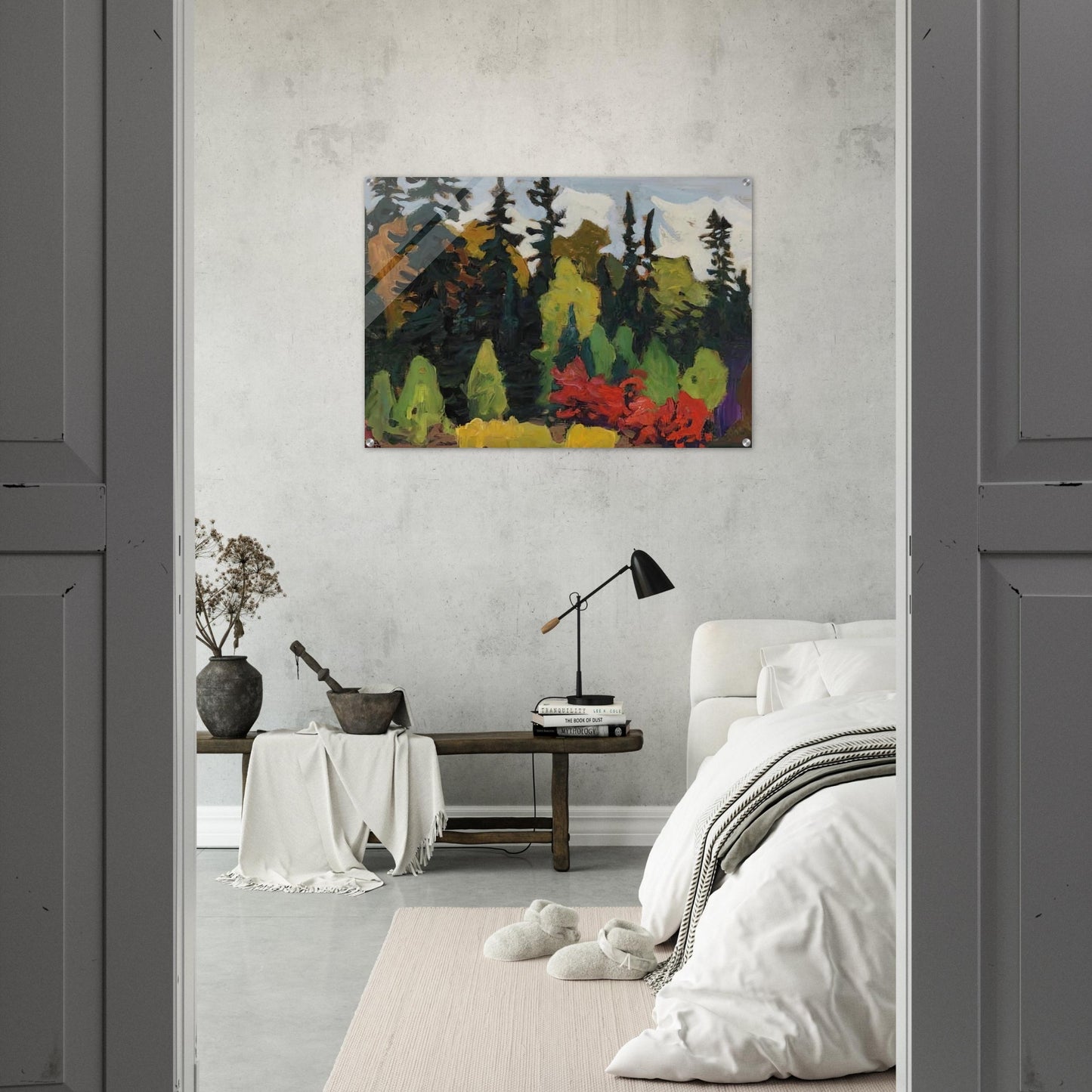 Woods, Algoma - 1918 - Lawren Harris Acrylic Print - 70x100 cm / 28x40″ inches