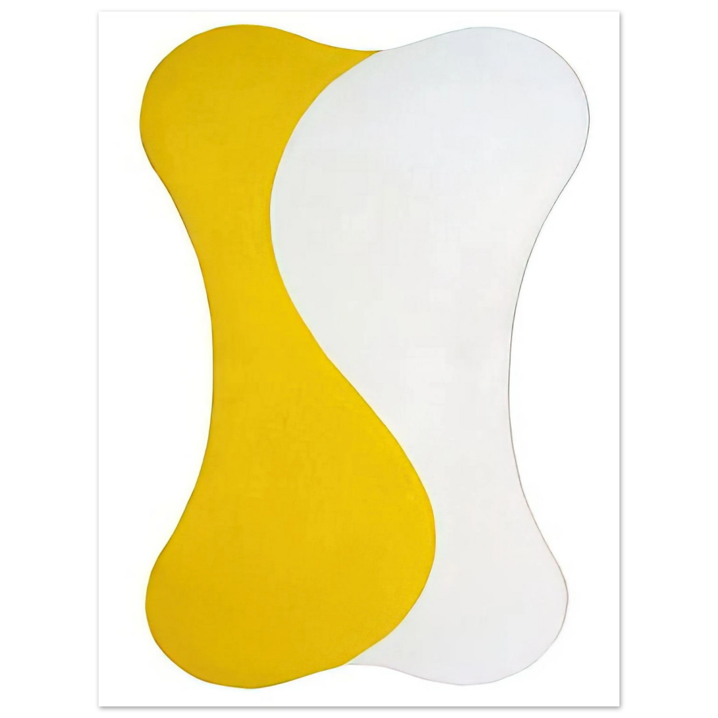 Leon Polk Smith - Yellow White [Sun] - 1959  75x100 cm / 30x40inches Fine Art Poster