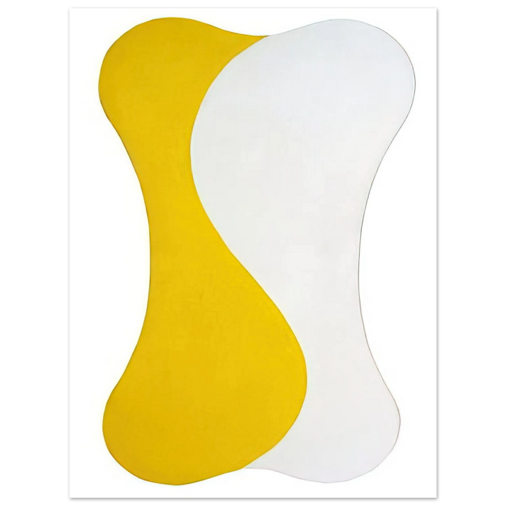 Leon Polk Smith - Yellow White [Sun] - 1959  75x100 cm / 30x40inches Fine Art Poster