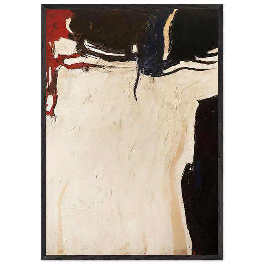 White Provincetown - 1959 N1 - Edward Corbett 70x100 cm / 28x40 inches Framed Art Print – Black Wooden Frame