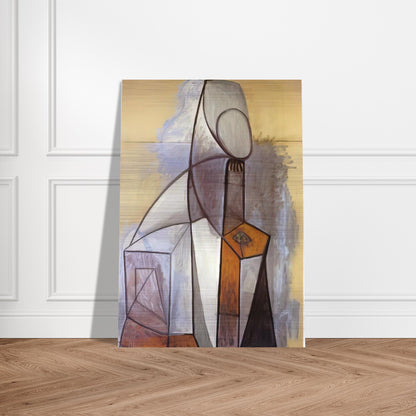 Composition - 1946 - Pablo Picasso Brushed Aluminum Print - 70x100 cm / 28x40 inches | Pablo Picasso Aluminum Print | Pablo Picasso Prints