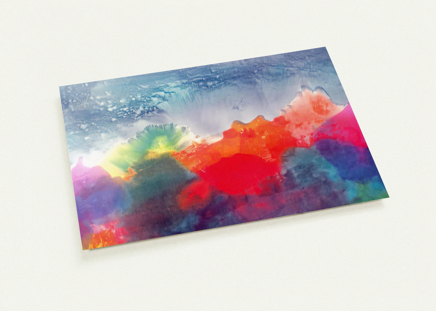 Nightfall - 1994 By Ronnie Landfield Pack of 10 Post Cards | Ronnie Landfield Post Cards | A6 (10.5 x 14.8 cm) - 4.1 x 5.8 inches
