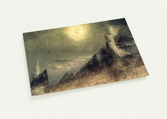 LUNAR WEB 1951 By Lyonel Feininger Pack of 10 Post Cards | Lyonel Feininger Post Cards | A6 (10.5 x 14.8 cm) - 4.1 x 5.8 inches