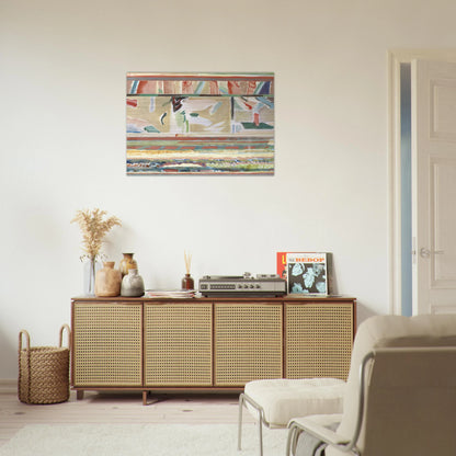 Paisagem II, Portalegre tapestry card - Lyrical Abstraction - Menez Brushed Aluminum Print - 70x100 cm / 28x40 inches | Menez Aluminum Print | Menez Prints