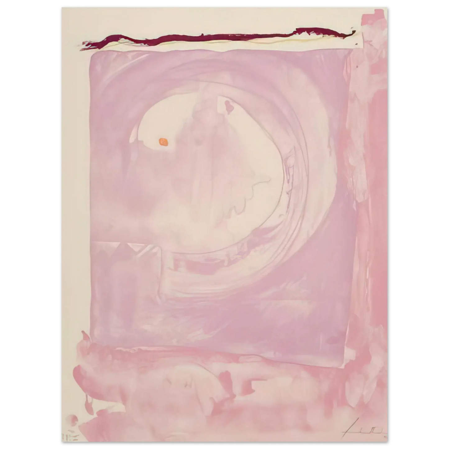 Helen Frankenthaler - Reflections IX - 1995 Wall art - 30x45 cm / 12x18 inches - Fine Art Poster - -