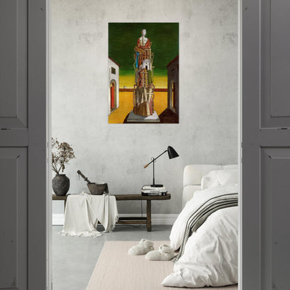THE GREAT METAPHYSICIAN 1971 - Giorgio de Chirico Brushed Aluminum Print - 70x100 cm / 28x40 inches | Giorgio de Chirico Aluminum Print | Giorgio de Chirico Prints