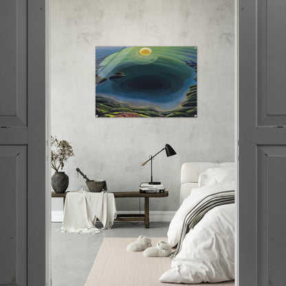 Aurora sul Golfo - 1935 - Gerardo Dottori Acrylic Print - 70x100 cm / 28x40″ inches