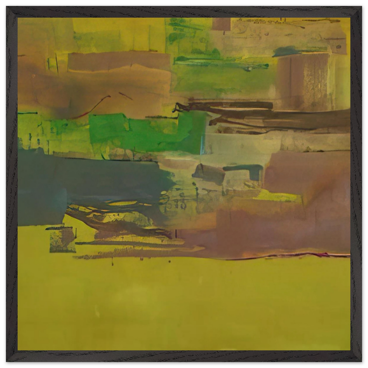 Helen Frankenthaler - August Deep - 1978 Wall art - 25x60 cm / 10x24 inches - Fine Art Poster-canvas - -
