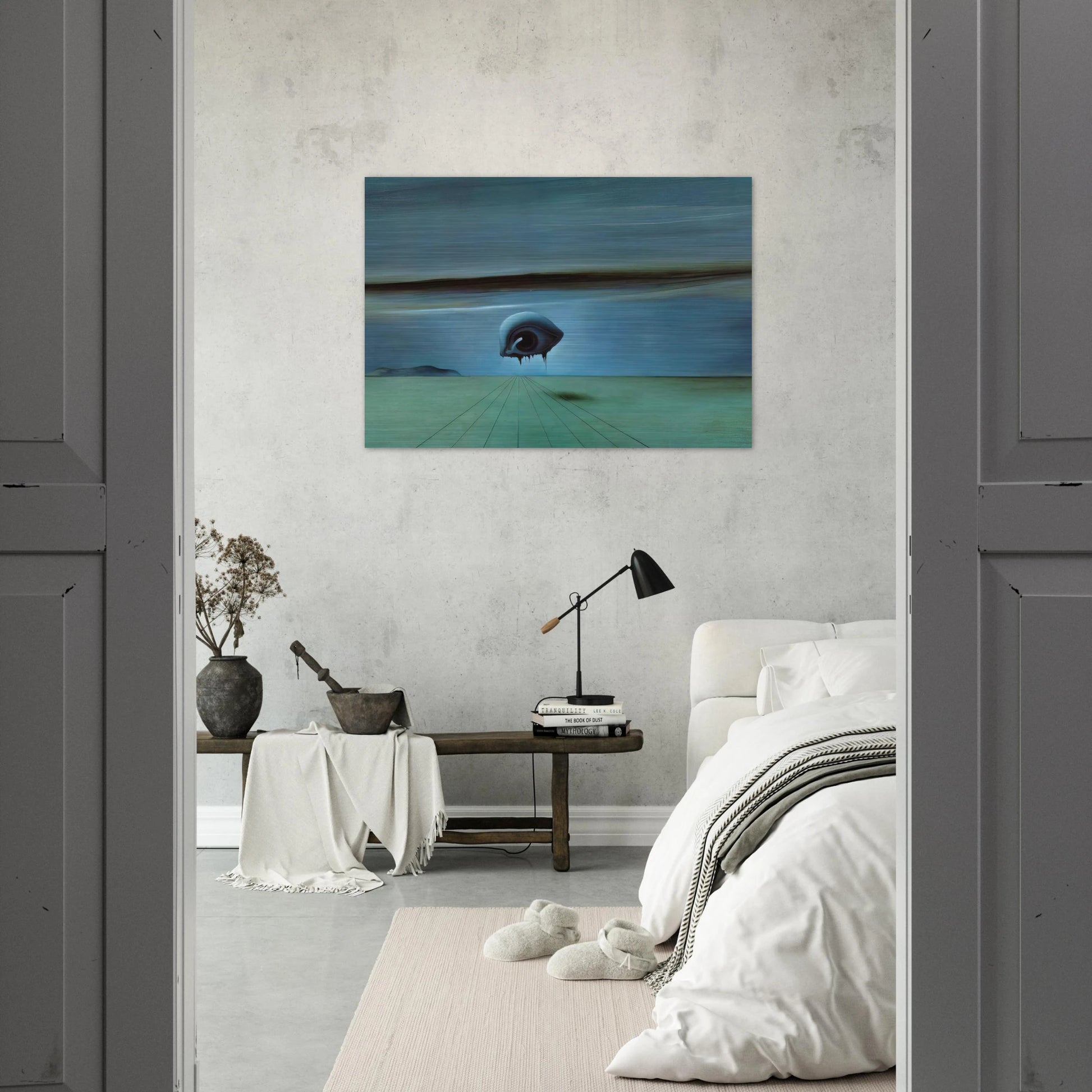THE EYE - Salvador Dali Brushed Aluminum Print - 70x100 cm / 28x40 inches | Salvador Dali Aluminum Print | Salvador Dali Prints