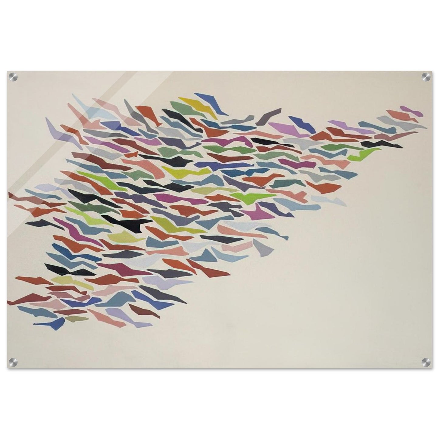 Variables with Color - Post-Painterly Abstraction - Robert Goodnough Acrylic Print - 70x100 cm / 28x40″ inches