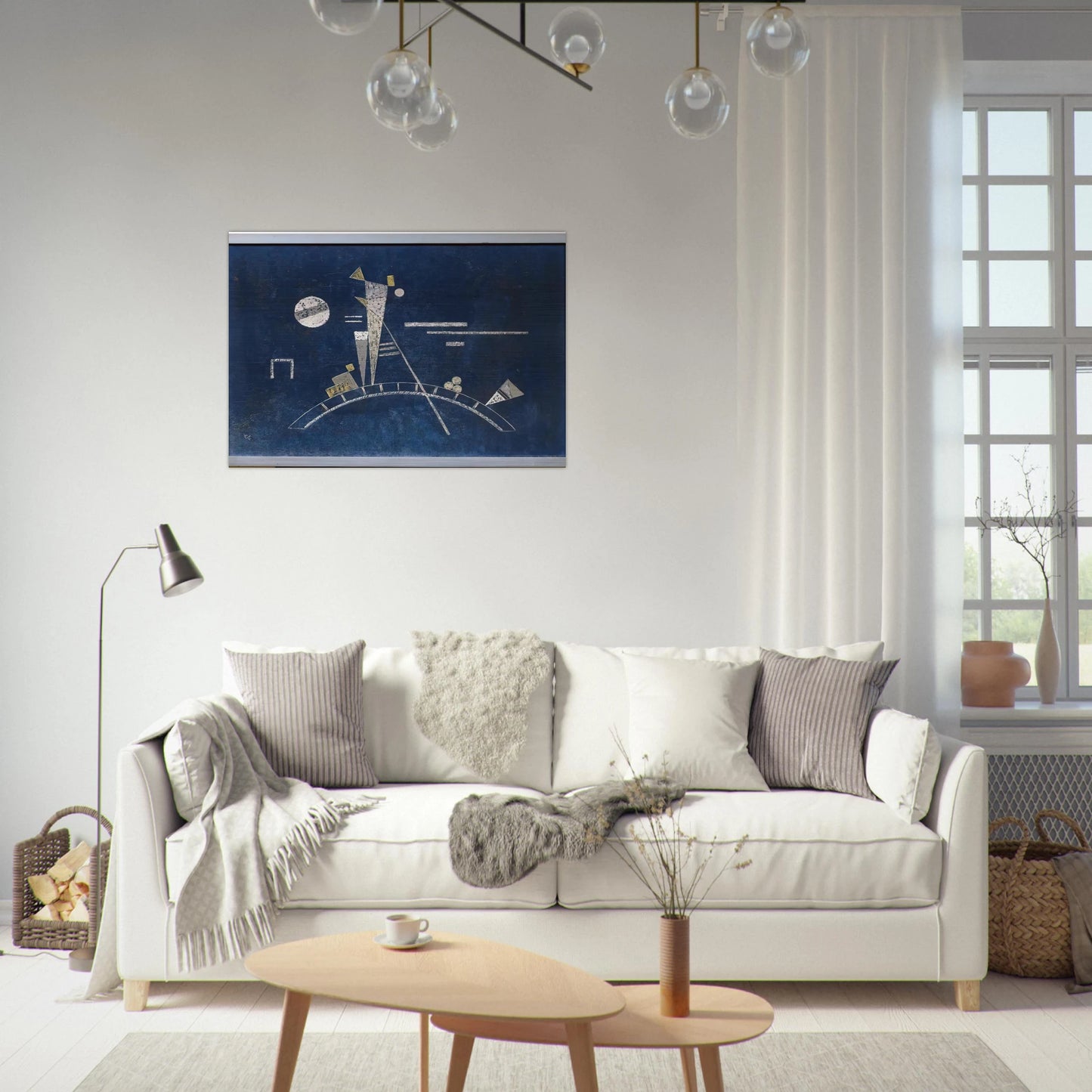 FRAGILE 1931 - Wassily Kandinsky Brushed Aluminum Print - 70x100 cm / 28x40 inches | Wassily Kandinsky Aluminum Print | Wassily Kandinsky Prints
