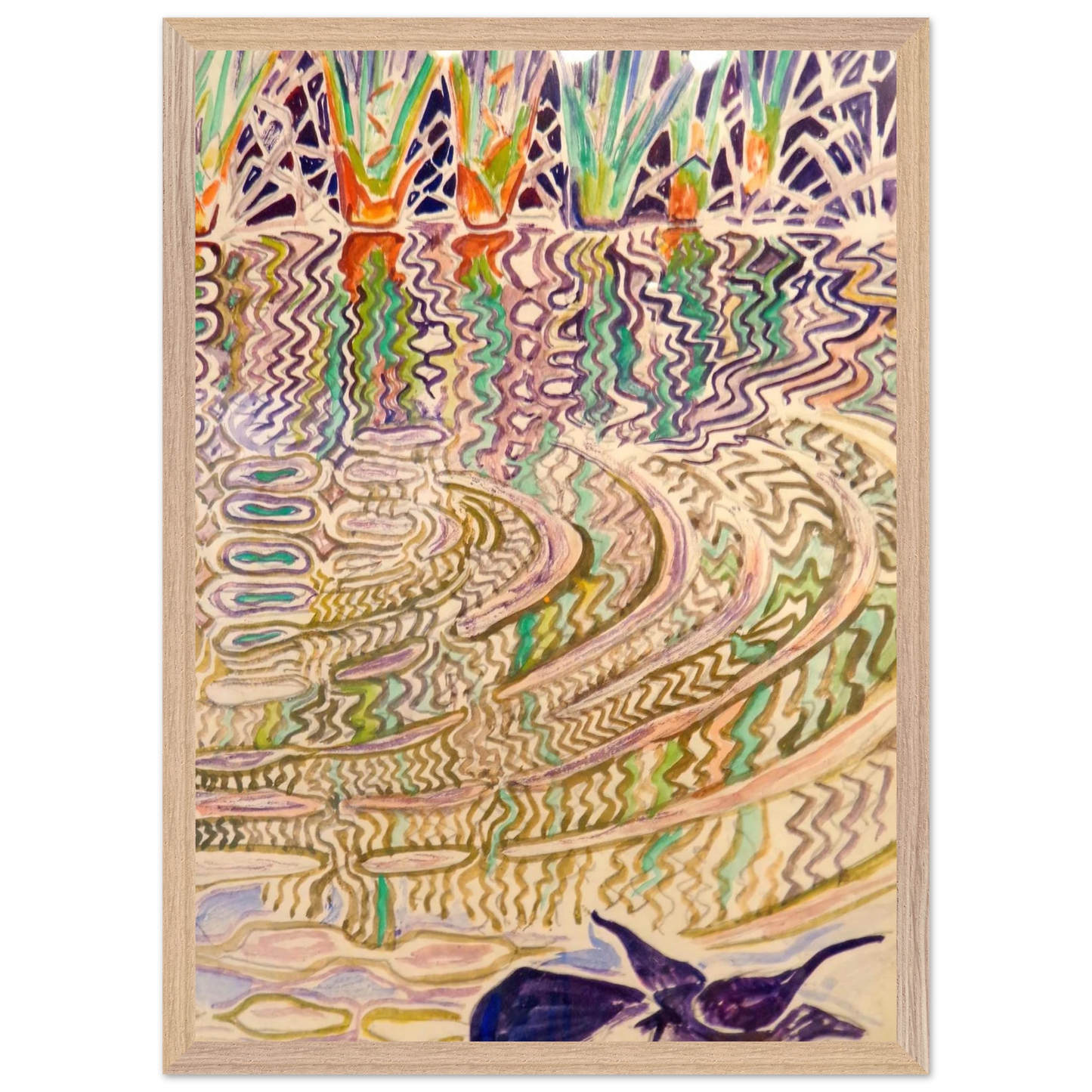 Walter Inglis Anderson - Walter Anderson Wall art - 45x45 cm / 18x18 inches - Fine Art Poster-canvas - -