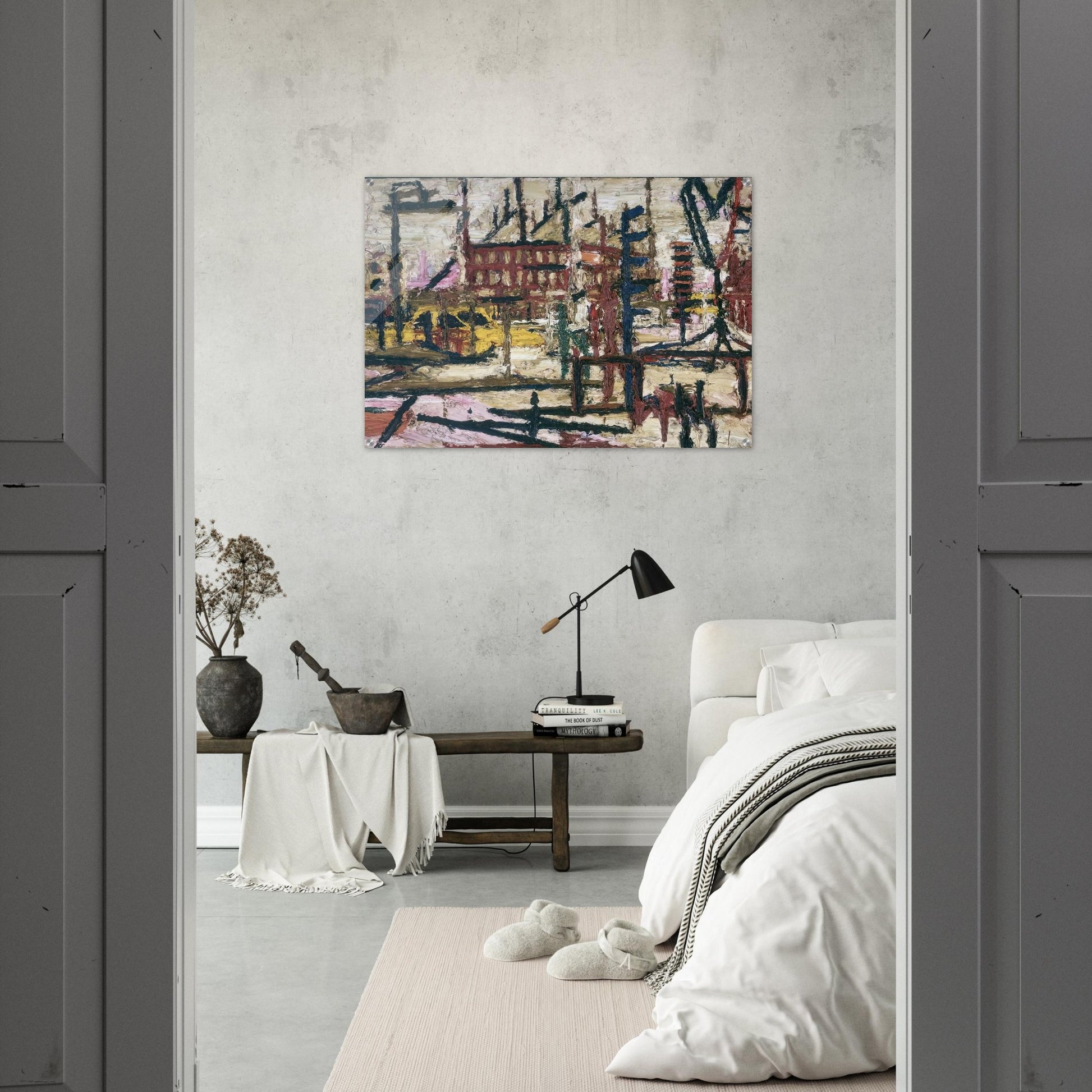 MORNINGTON CRESCENT - Frank Auerbach Acrylic Print - 70x100 cm / 28x40″ inches