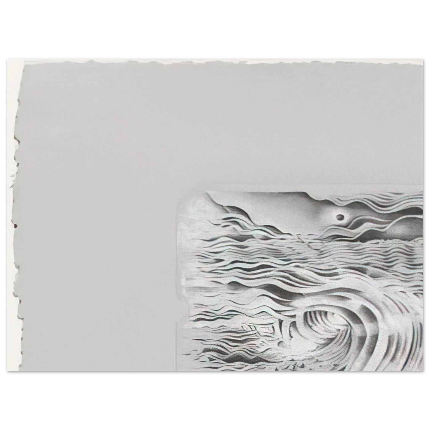 Lee Bontecou - STUDY FOR AN UNTITLED PRINT 1982  75x100 cm / 30x40inches Fine Art Poster