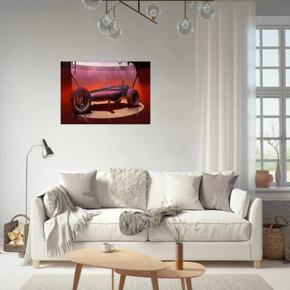 Syd Mead - Syd Mead Brushed Aluminum Print - 70x100 cm / 28x40 inches | Syd Mead Aluminum Print | Syd Mead Prints