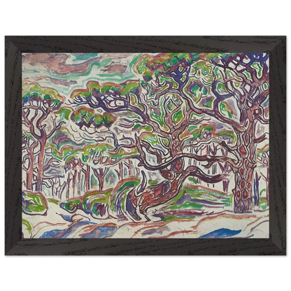 Walter Inglis Anderson - Walter Anderson Wall art - 15x20 cm / 6x8 Inches - Premium Wooden Framed Poster With Fine Art Paper - Black frame
