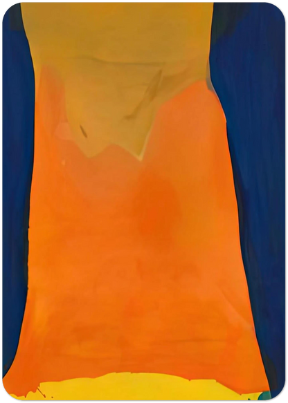 Orange Mood, 1963-64- By Helen Frankenthaler Pack of 10 Post Cards | Helen Frankenthaler Post Cards | A6 (10.5 x 14.8 cm) - 4.1 x 5.8 inches