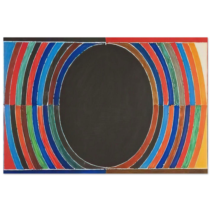 Composition V - Abstract Art - S. H. Raza Art Prints - 100x150 cm / 40x60″ inches | S. H. Raza Poster | S. H. Raza Prints