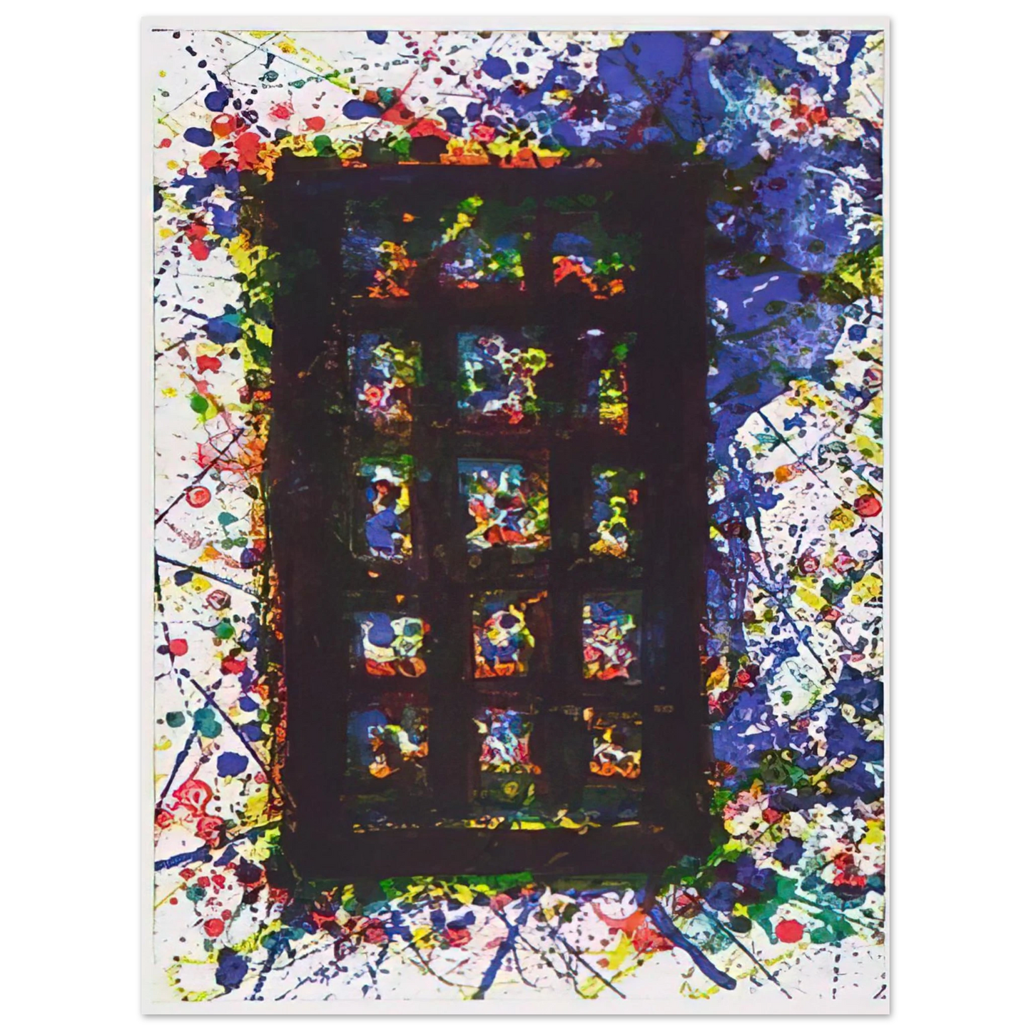 Sam Francis - Concert Hall Set II  75x100 cm / 30x40inches Fine Art Poster