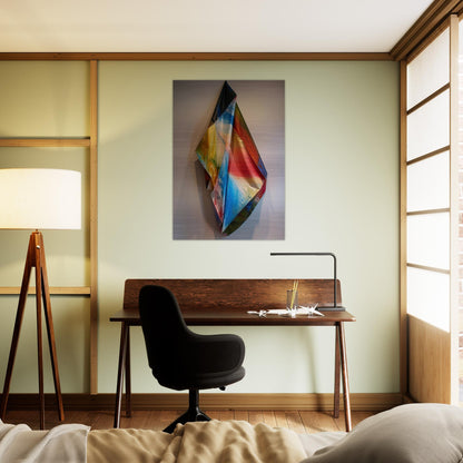 Tempo Series #2 - Sam Gilliam Brushed Aluminum Print - 70x100 cm / 28x40 inches | Sam Gilliam Aluminum Print | Sam Gilliam Prints