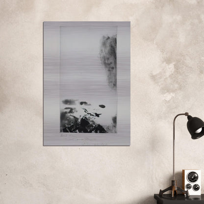 WAITING FOR A HOLIDAY 1974 - Zao Wou-Ki Brushed Aluminum Print - 70x100 cm / 28x40 inches | Zao Wou-Ki Aluminum Print | Zao Wou-Ki Prints